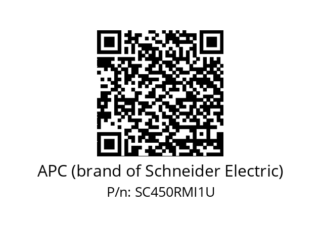   APC (brand of Schneider Electric) SC450RMI1U