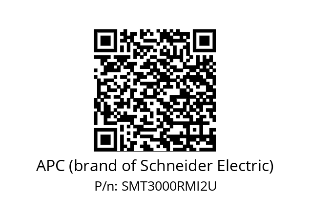   APC (brand of Schneider Electric) SMT3000RMI2U