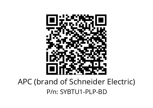   APC (brand of Schneider Electric) SYBTU1-PLP-BD