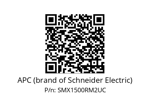   APC (brand of Schneider Electric) SMX1500RM2UC