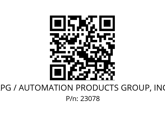   APG / AUTOMATION PRODUCTS GROUP, INC. 23078