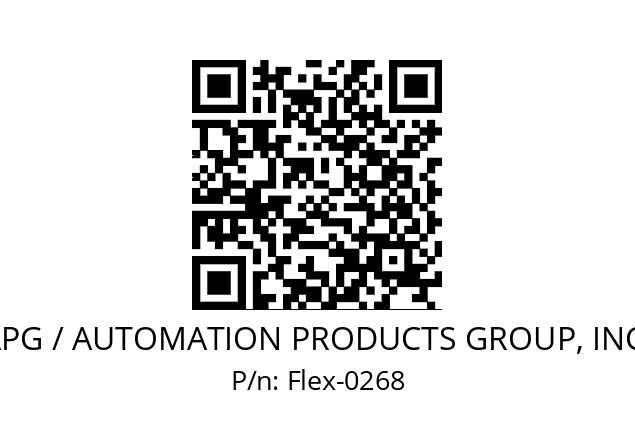   APG / AUTOMATION PRODUCTS GROUP, INC. Flex-0268