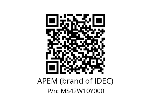   APEM (brand of IDEC) MS42W10Y000