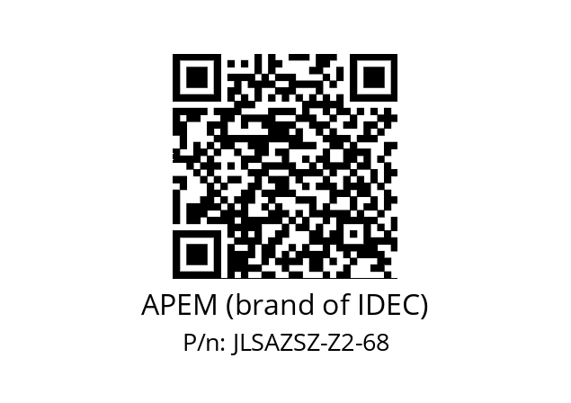   APEM (brand of IDEC) JLSAZSZ-Z2-68