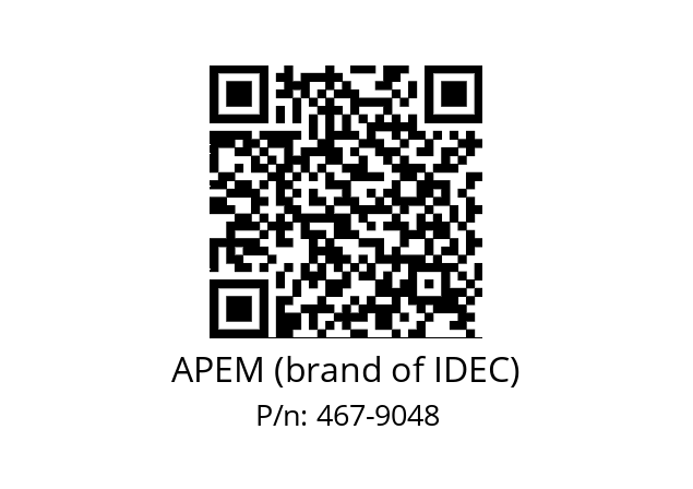   APEM (brand of IDEC) 467-9048