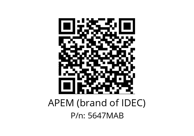   APEM (brand of IDEC) 5647MAB