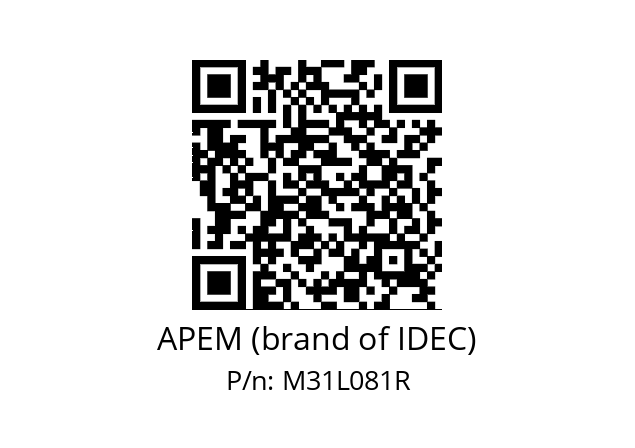   APEM (brand of IDEC) M31L081R