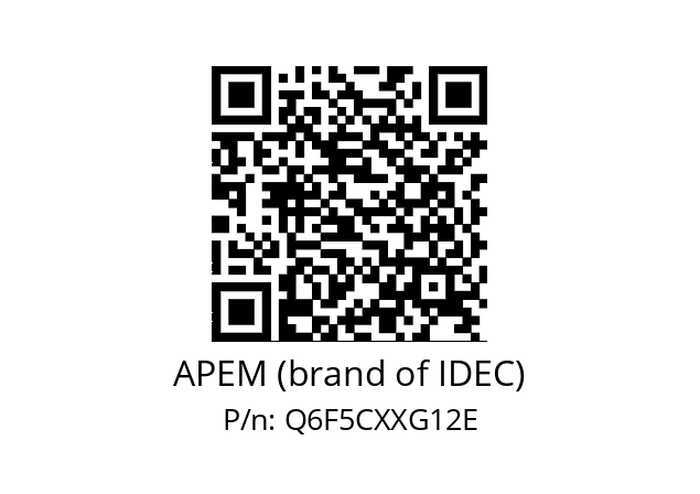   APEM (brand of IDEC) Q6F5CXXG12E