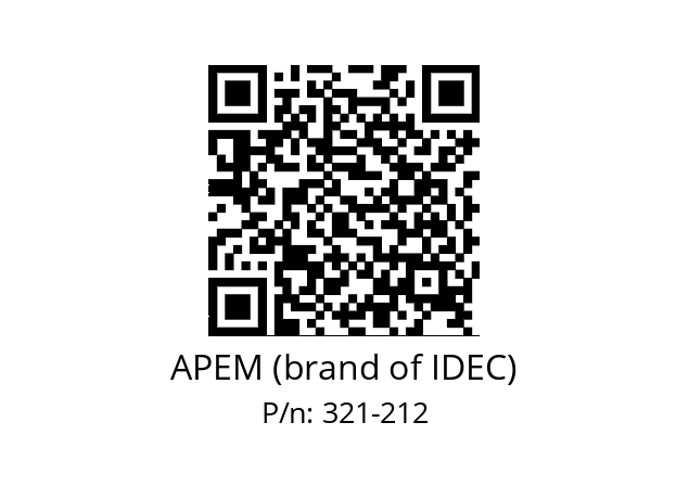   APEM (brand of IDEC) 321-212