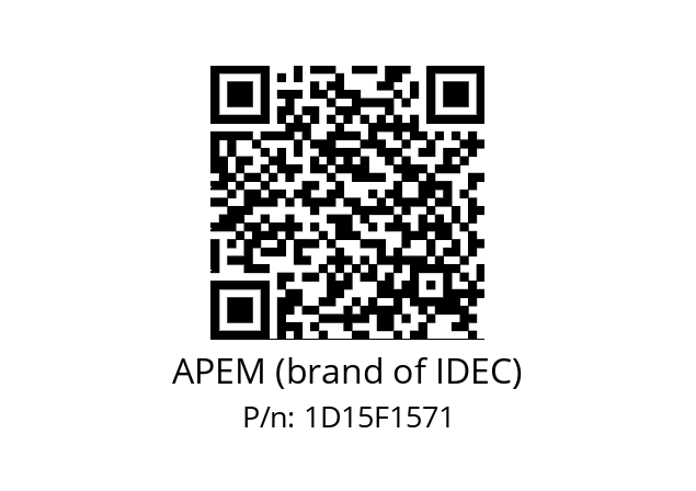   APEM (brand of IDEC) 1D15F1571