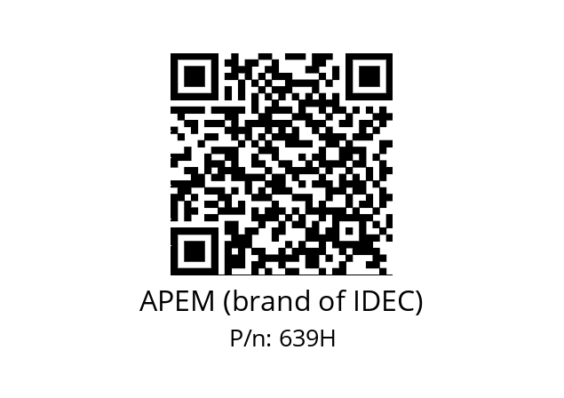   APEM (brand of IDEC) 639H