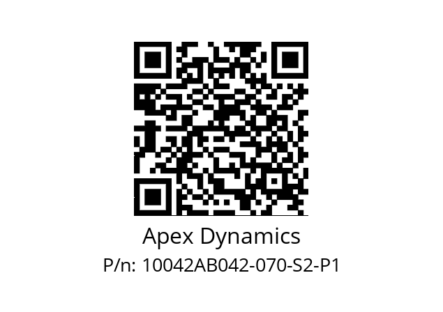   Apex Dynamics 10042AB042-070-S2-P1