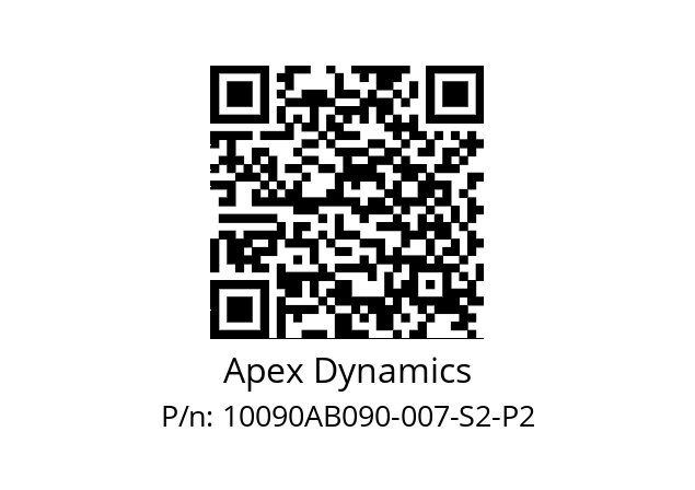   Apex Dynamics 10090AB090-007-S2-P2