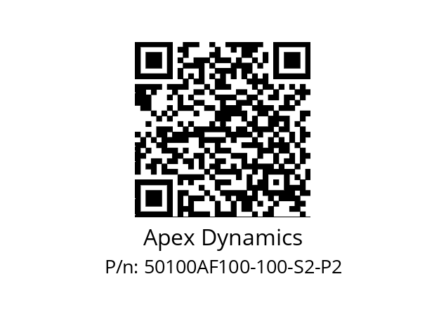   Apex Dynamics 50100AF100-100-S2-P2