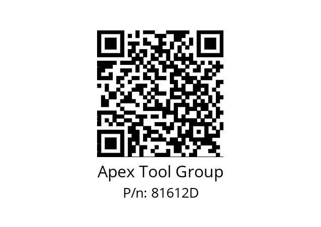   Apex Tool Group 81612D