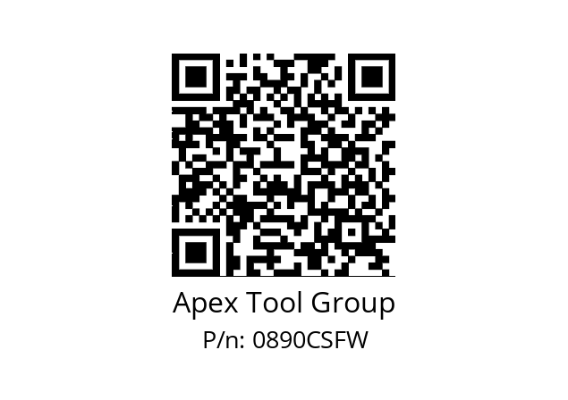   Apex Tool Group 0890CSFW