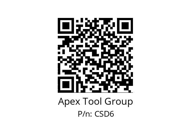   Apex Tool Group CSD6