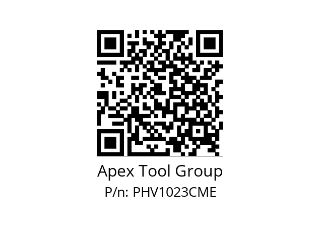   Apex Tool Group PHV1023CME