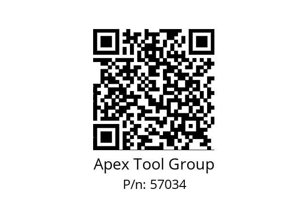   Apex Tool Group 57034