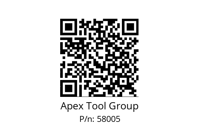   Apex Tool Group 58005