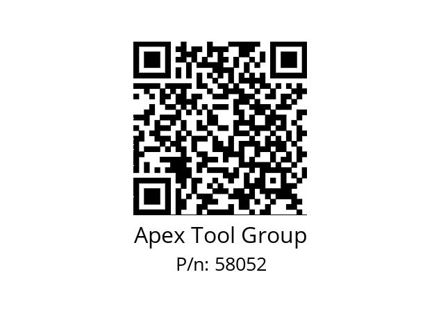   Apex Tool Group 58052