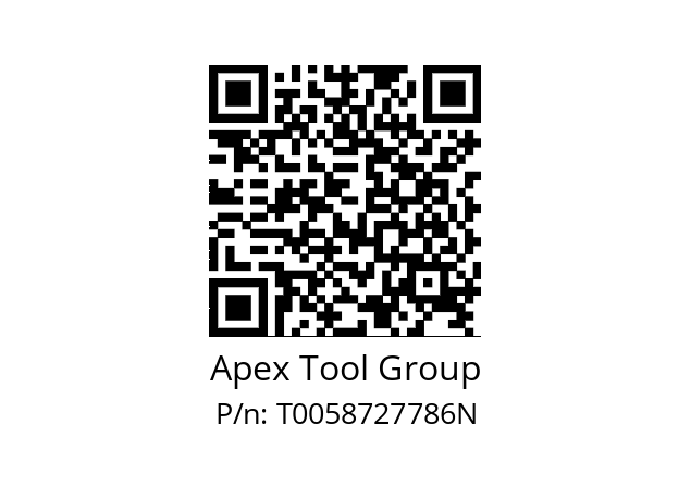   Apex Tool Group T0058727786N