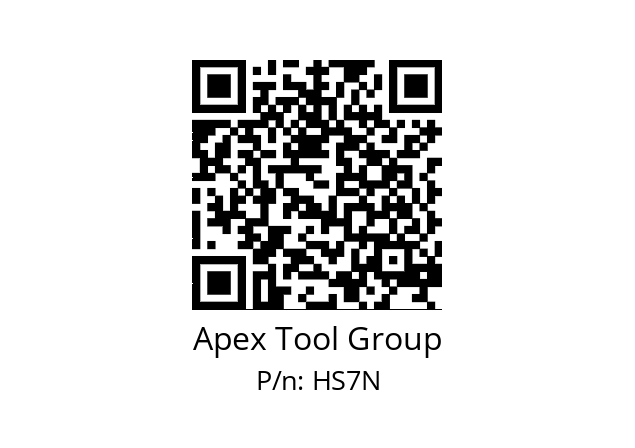   Apex Tool Group HS7N