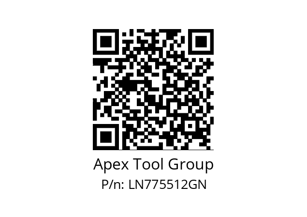   Apex Tool Group LN775512GN