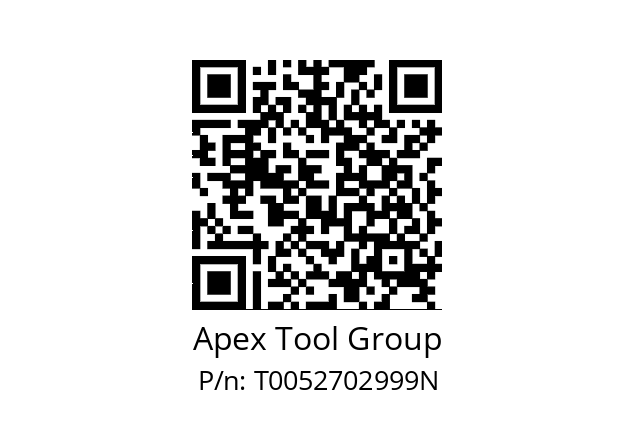   Apex Tool Group T0052702999N