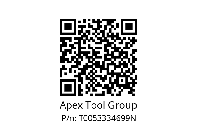   Apex Tool Group T0053334699N