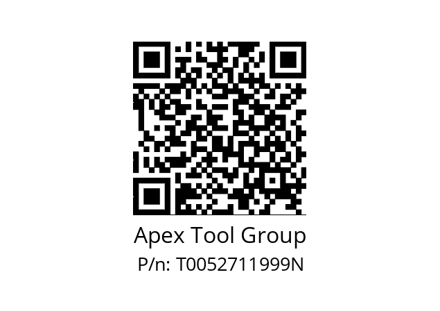   Apex Tool Group T0052711999N