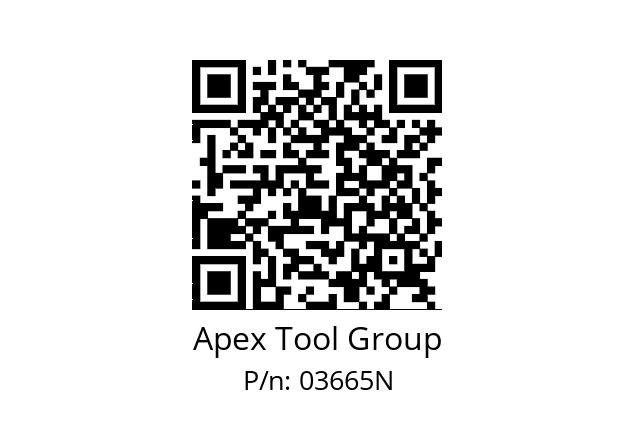   Apex Tool Group 03665N