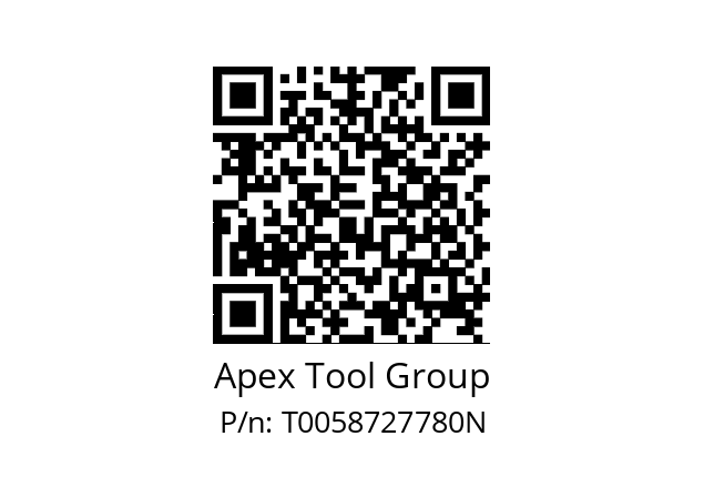   Apex Tool Group T0058727780N