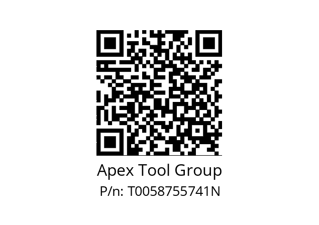   Apex Tool Group T0058755741N