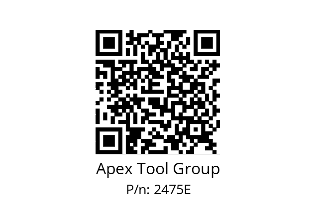   Apex Tool Group 2475E