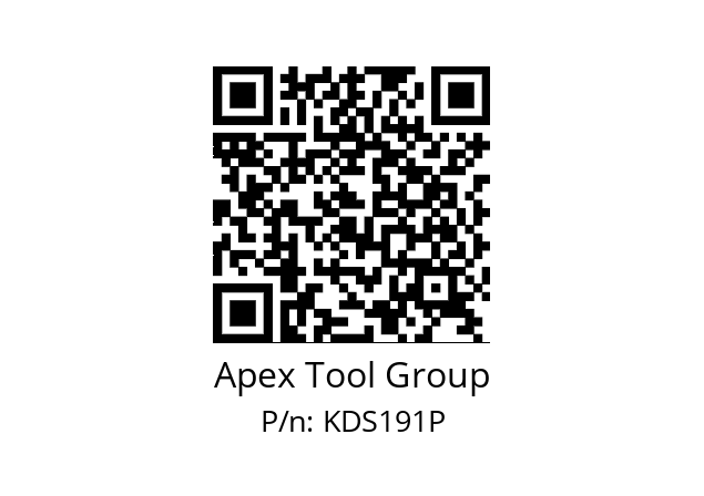   Apex Tool Group KDS191P