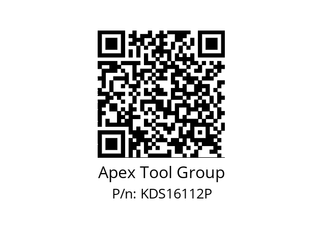   Apex Tool Group KDS16112P