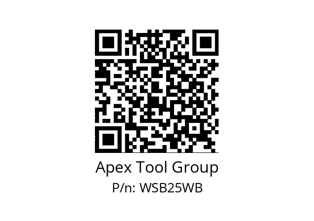   Apex Tool Group WSB25WB