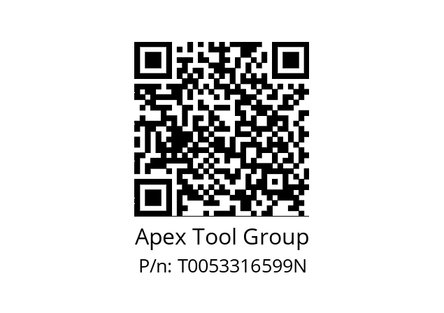   Apex Tool Group T0053316599N