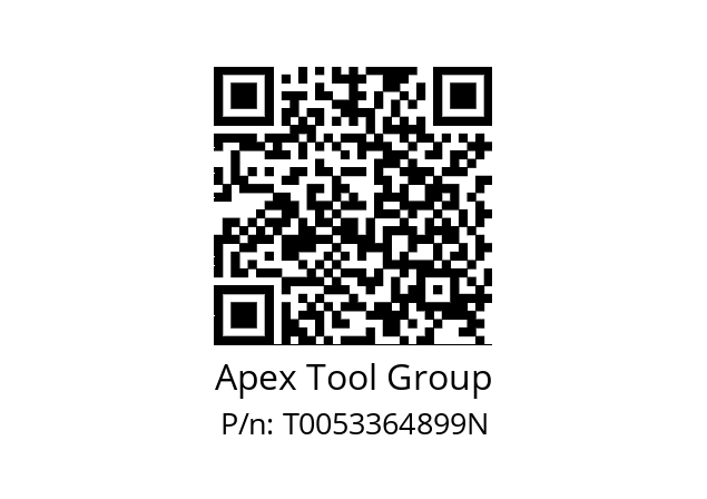   Apex Tool Group T0053364899N