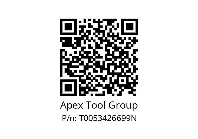   Apex Tool Group T0053426699N