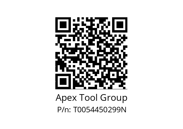   Apex Tool Group T0054450299N