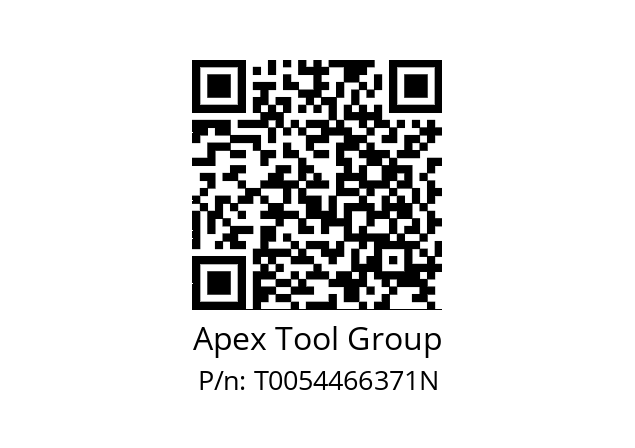   Apex Tool Group T0054466371N