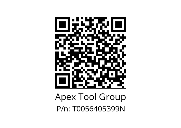   Apex Tool Group T0056405399N