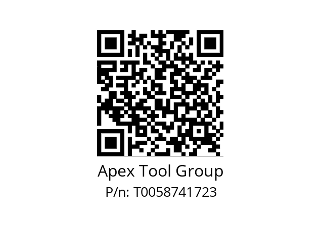   Apex Tool Group T0058741723