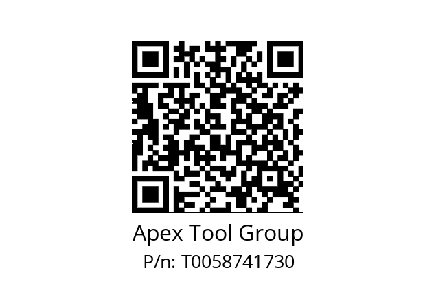   Apex Tool Group T0058741730