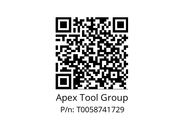   Apex Tool Group T0058741729