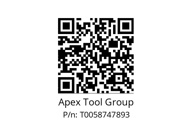   Apex Tool Group T0058747893