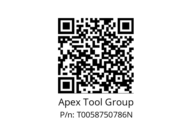   Apex Tool Group T0058750786N