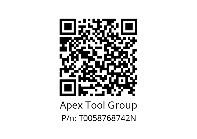   Apex Tool Group T0058768742N